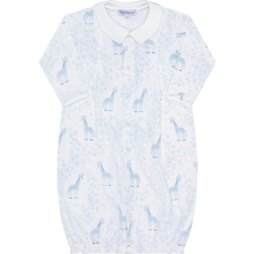 Blue Giraffe Print Converter Gown - Baby, Newborn