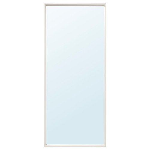 NISSEDAL Mirror - white 25 5/8x59 "