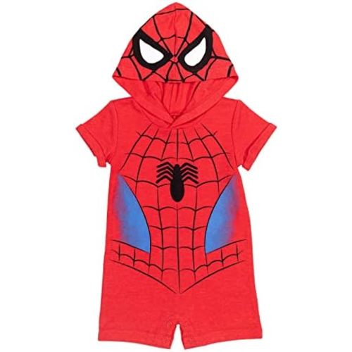Marvel Avengers Spider-Man Captain America Hulk Miles Morales Cosplay Romper Newborn to Toddler