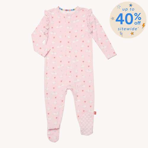 swan of a kind RightFit™ magnetic footie – Magnetic Me