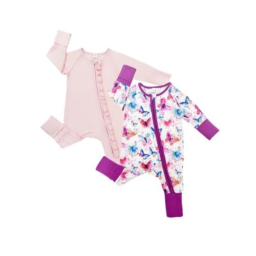 Bow Dream Bamboo Rayon Baby Pajamas Infant Sleepers Newborn Girl Boy Clothes Rompers Jumpsuit Outfit