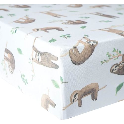 Copper Pearl Premium Knit Crib Sheets: Breathable and Soft, Fitted for Standard Mattresses, Perfect for Baby Registry or Shower Gift, Noah