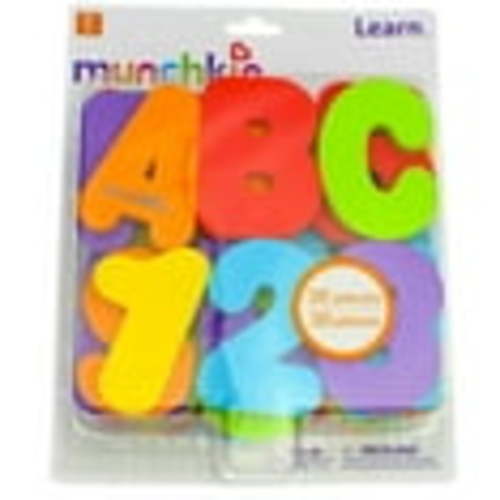 Munchkin Learn Bath Letters & Numbers, Primary, 36 Ct (2 Pack)