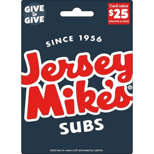 Jersey Mike's Gift Card