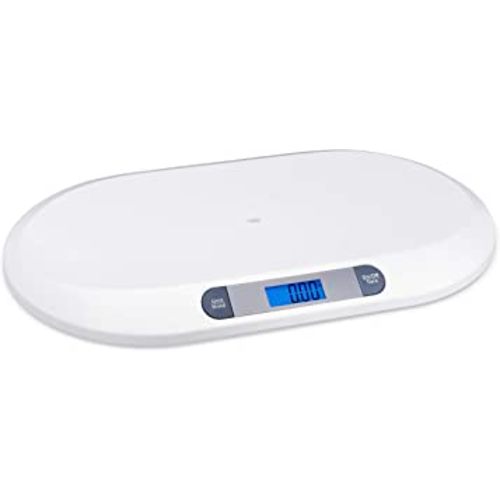 Smart Weigh Comfort Baby Scale, 44 Pound Capacity, 3 Weighing Modes, Accurate Digital Scale for Infants, Toddlers, and Babies