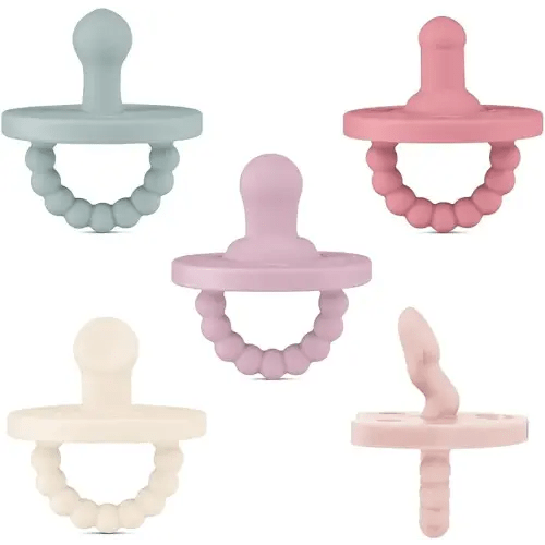 Ryan & Rose Cutie PAT Pacifier Teether (Starter Kit, Blossom)