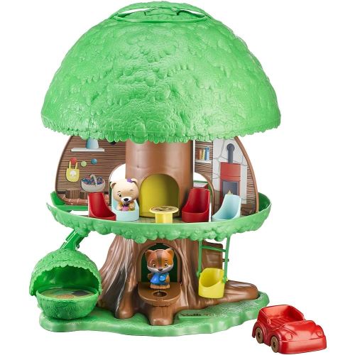 Fat Brain Toys Timber Tots Tree House - Classic Imaginative Play for Ages 2+