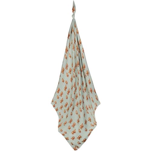 Milkbarn Baby Swaddle Blanket - Soft, Breathable & Gentle Material - Nursery Swaddling Blankets for Boys and Girls, Highland Cow
