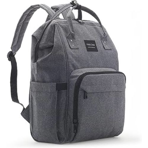 Kiddycare Diaper Bag Backpack|Baby Diaper Bags with Changing Station for Mom | Multipurpose Waterproof Travel Backpack Tote Bag for Maternity Baby Bags Enormous for Unisex, Stylish | Dark Gray