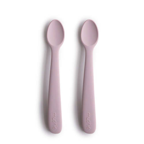 Baby Silicone Feeding Spoons 2-Pack – Mushie
