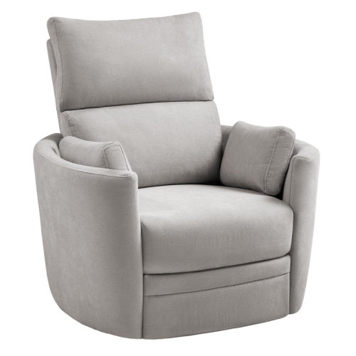 Latitude Run® Power Swivel Rocking Recliner chair / 4 Massage Points / USB & Type-C Charge, 2 Pillows | Wayfair