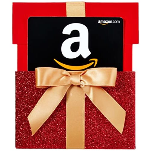 Amazon.com Gift Card in a Reveal (Various Designs) - Red Reveal