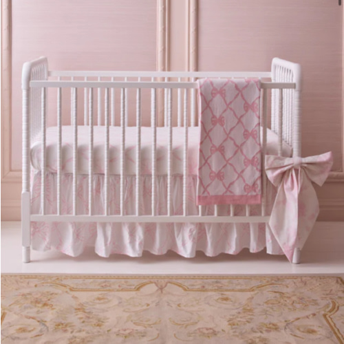 Embroidered Crib Skirt