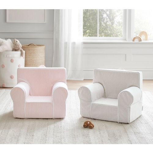 My First Anywhere Chair®, Blush Oxford Stripe