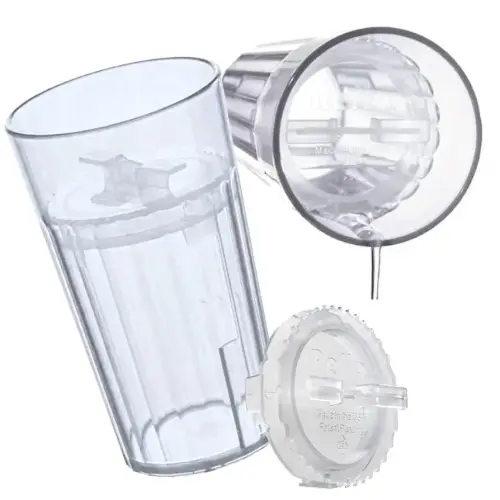 BUNDLE: Reflo Smart Cup (Clear 1-Pack) Open Training Cup, Toddler Cup, 360 Control-Flow, AND free training and use e-guide via QR code on packaging.