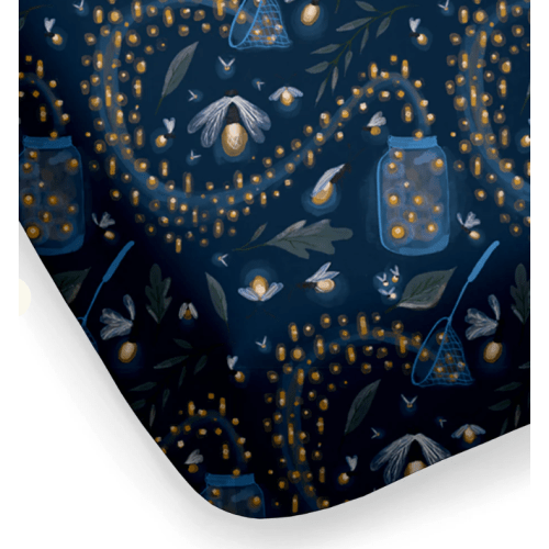 Catching Fireflies Fitted Crib Sheet