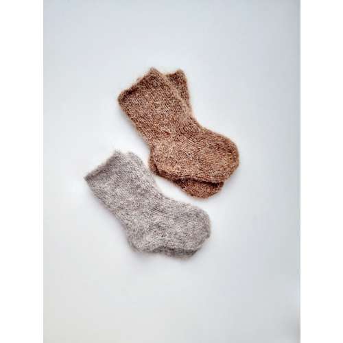 Winter baby socks, knit baby socks, alpaca newborn socks, infant socks, Wool baby socks