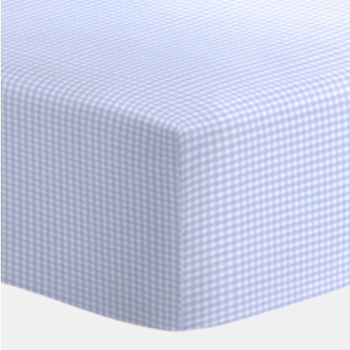 Gingham Mini Crib Sheet