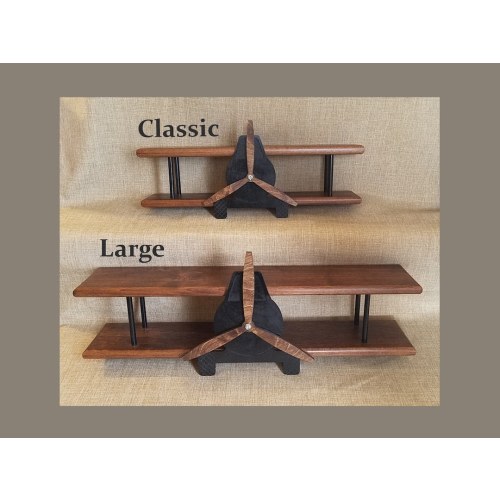 Large Airplane Shelf Biplane Shelf Airplane Clock Wood Biplane Airplane Decor Pilot Aviation Decor Boy Bedroom Nursery Decor Boy Gift Pilot