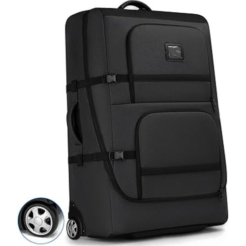 Padded Stroller Travel Bag with Wheels, Compatible with Nuna Mixx Next, UPPAbaby MINU V2 and MINU, Padded Stroller Storage Bag for Airplane, Foldable Gate Check Stroller Bag with Dual Handles