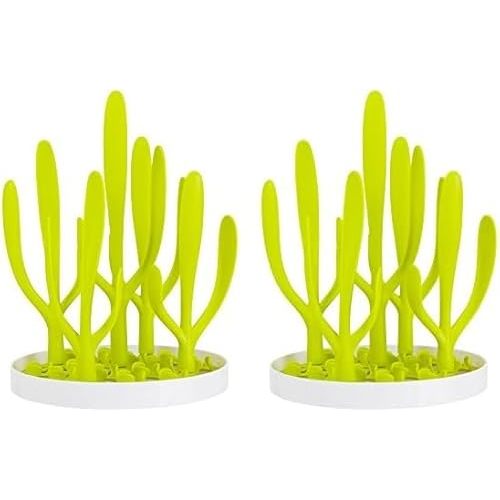 Boon Spring Countertop Drying Rack, Green (B11139) (Pack of 2)