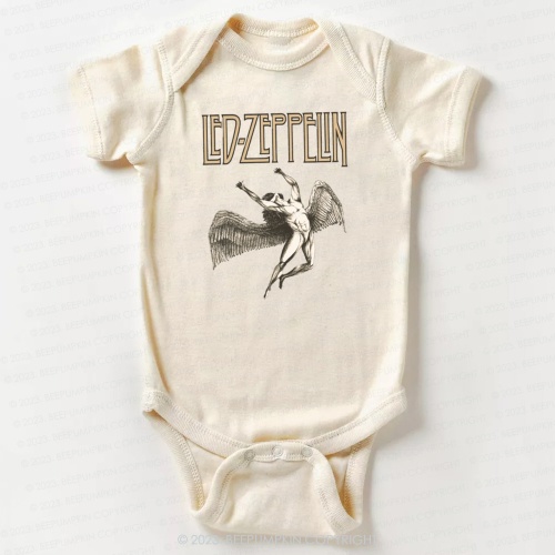 Led Zeppelin Sculpture Bodysuit For Baby 8