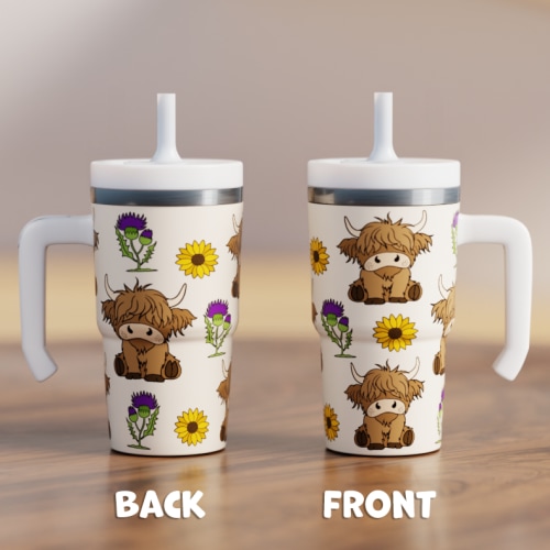 Highland Cow Spill Proof Kids CREWCUP 20oz