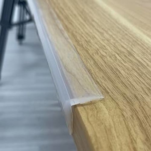 Edge Protector 100% Silicone, Baby Proofing Corners Clear Guards, Pre-Tape Adhesive Soft for Kids Safety, Child Table Cabinets Furniture Bumper (6ft, 0.8x0.8in(Width))