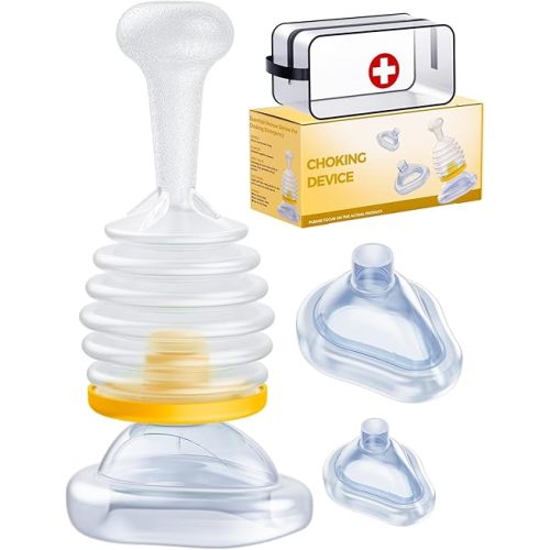 Choking Rescue Device,Anti Choking Device, Automatic Choking Rescue Device Choking Device for Kids and Adults,Home Use Kit, Portable Suction Rescue Device