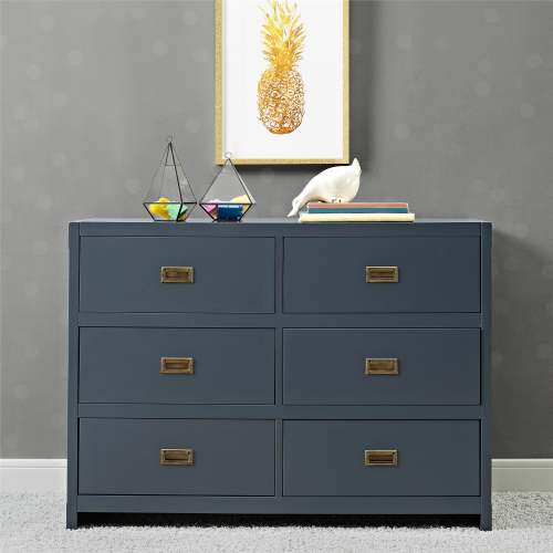 Baby Relax Miles 6-Drawer Dresser - Navy