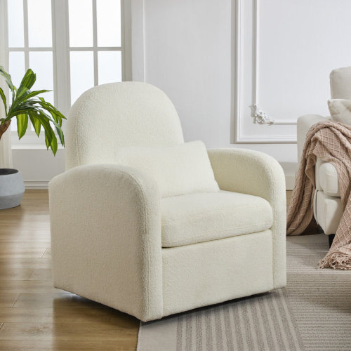 Latitude Run® Kieranlee Upholstered Swivel Arm Chair with Storage & Reviews | Wayfair