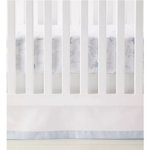Border Frame Crib Skirt | Serena and Lily