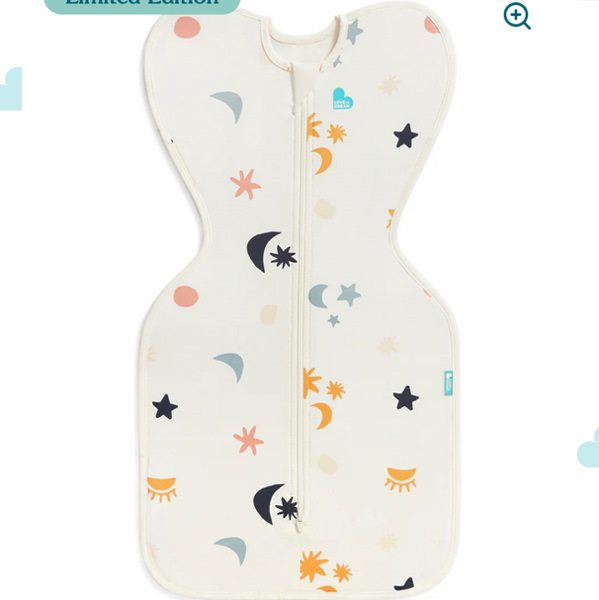 Swaddle Up™ 1.0 TOG Organic Cotton Buff Lunar