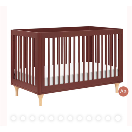 Lolly 3-in-1 Convertible Crib with Toddler Bed Conversion Kit
