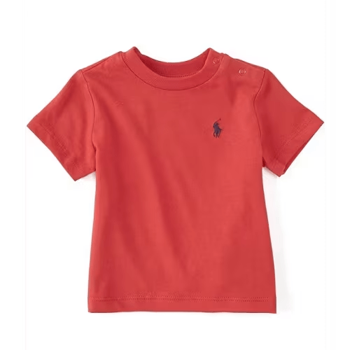 Ralph Lauren Baby Boys 3-24 Months Short Sleeve Basic Jersey T-Shirt