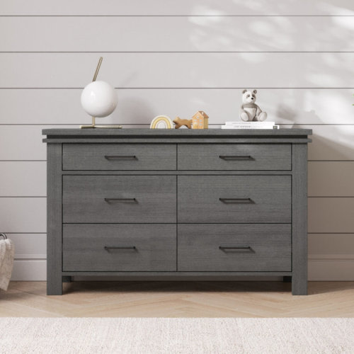 Child Craft Denman 55" Wide 6-Drawer Double Dresser & Reviews | Wayfair