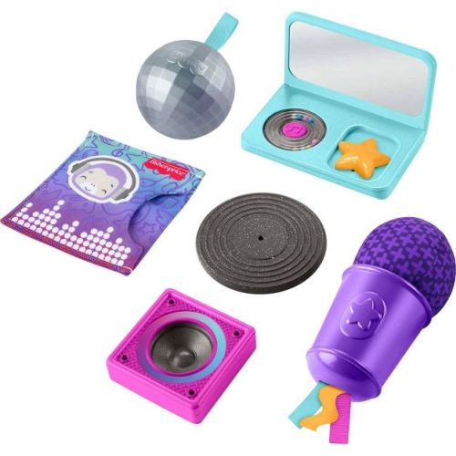 Fisher-Price Mini Me Moments DJ Gift Set, Baby Sensory Learning Toys for Play - 6pc