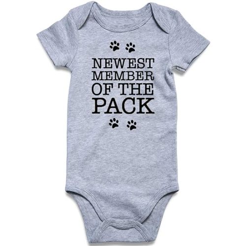 UNICOMIDEA Baby Boys Girls Romper Letter Printed Newborn Outfit Short Sleeve Bodysuits 0-12 Months