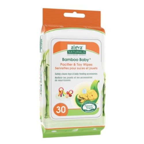 Bamboo Baby Pacifier &amp; Toy Wipes 30 Count