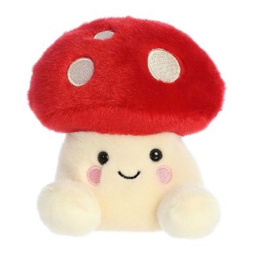 Aurora Mini Amanita Mushroom Palm Pals Adorable Stuffed Animal Red 5"