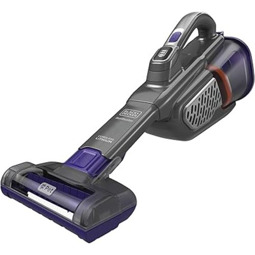 BLACK+DECKER dustbuster furbuster AdvancedClean+ Cordless Pet Handheld Vacuum, Home, Pet and Car Vacuum (HHVK515JP07)