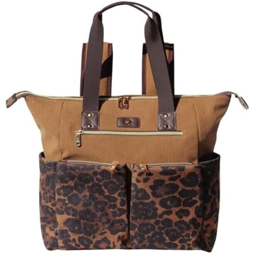 ESVAN Diaper Tote Bag Totepack Backpack 2 in 1 for Women Multifunctional Large Capacity with Insulated Pockets Travel