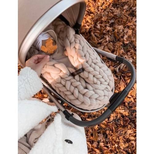 Gift for Baby , Blanket in Stroller, Sleeping Bag , Chunky Knit , Organic Baby Blanket, Baby Shower, Snuggle Blanket - Etsy