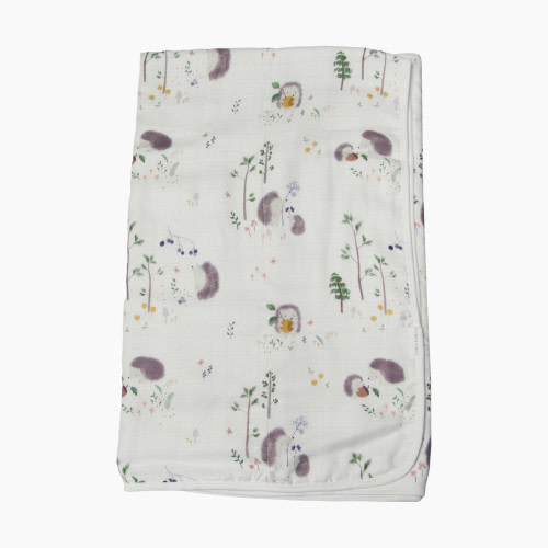 Loulou Lollipop Muslin Quilt - Hedgehogs