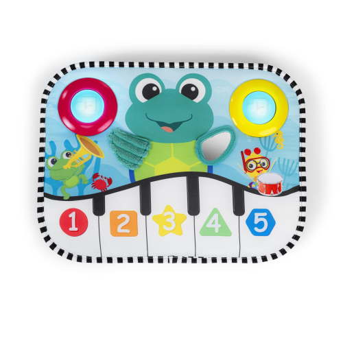 Baby Einstein Musical Kick Pad and Crib Toy for Learning Shapes Colors Numbers in 3 Languages