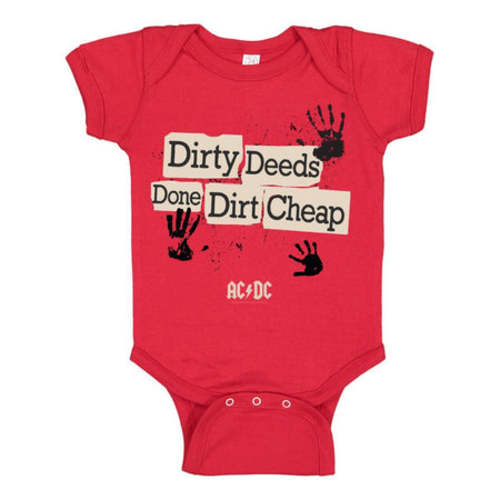 Dirty Hands Onesie Red