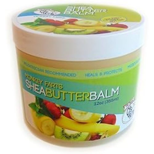 The Original CJ's BUTTer® All Natural Shea Butter Balm - Monkey Farts, 12 oz. Tub