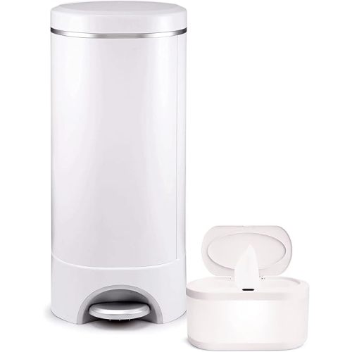 Munchkin® STEP™ Diaper Pail Powered by Arm & Hammer and Touch Free Baby Wipe Warmer