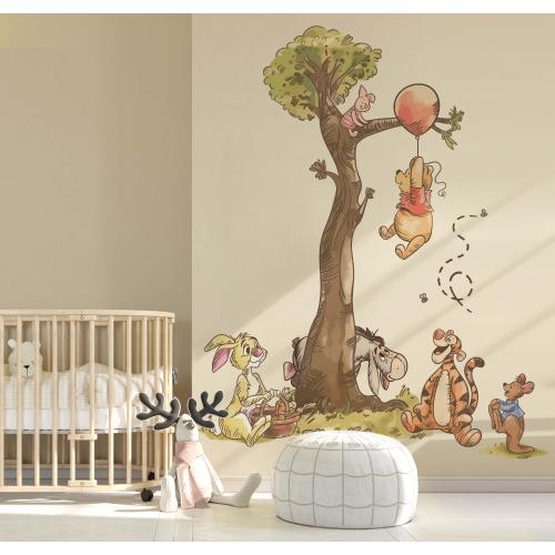 Winnie the Pooh wall decal and wall sticker classic characters perfect for nursery wall art kids room wall mural and playful wallpaper decor
