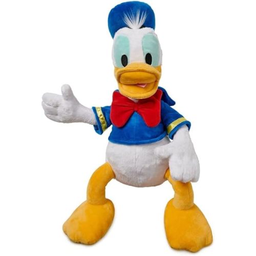 Disney Store Official Donald Duck Medium Soft Toy for Kids, Cuddly Character with Fuzzy Texture and Embroidered Details, Disney Plushy Suitable for All Ages.